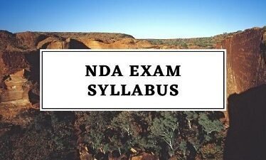 nda exam syllabus