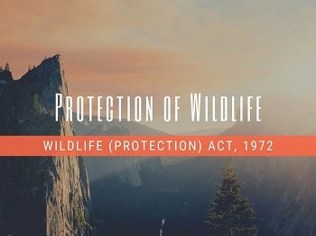 Wildlife Protection Act, 1972
