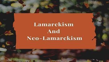 Lamarckism And Neo-Lamarckism