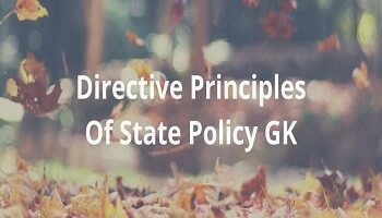 Directive Principles Of State Policy