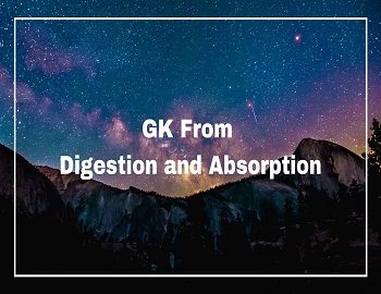 GK From Digestion and Absorption