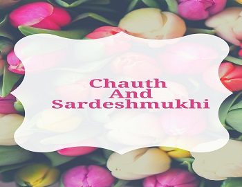 Chauth And Sardeshmukhi