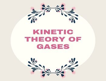Kinetic Theory Of Gases