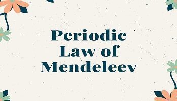 Periodic Law of Mendeleev