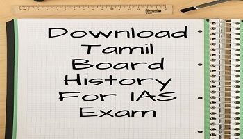 Download Tamil Board History For IAS Exam