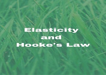 Elasticity and Hooke's Law
