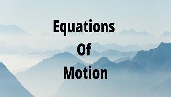 Equations Of Motion