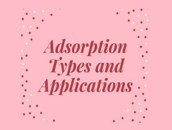 Adsorption-Types and Applications