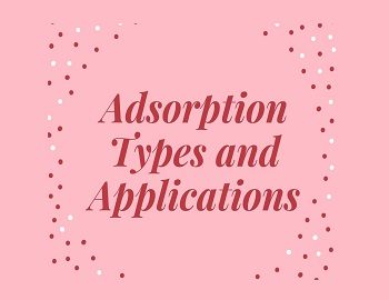 Adsorption-Types and Applications