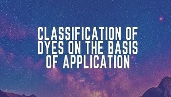 Classification of Dyes on the basis of Application