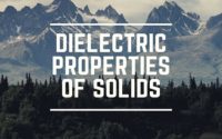 Dielectric Properties of Solids