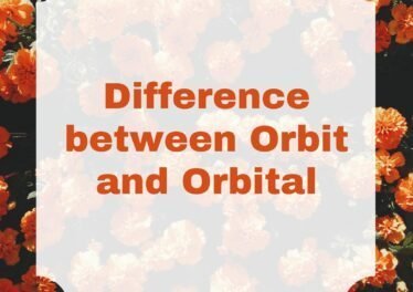 Difference between Orbit and Orbital 3 Difference between Orbit and Orbital