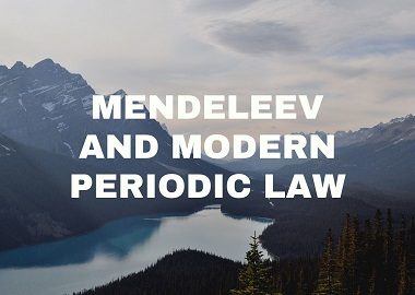 Mendeleev and Modern Periodic Law