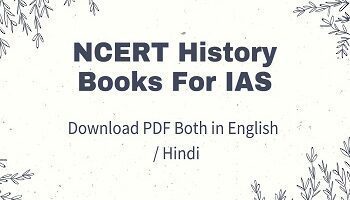 NCERT History Books For IAS