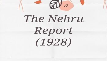 The Nehru Report (1928)