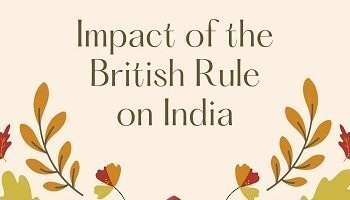 Impact of the British Rule on India