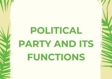 Political Party and its Functions