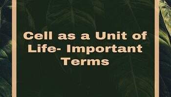 Cell as a Unit of Life- Important Terms