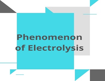 Phenomenon of Electrolysis