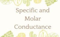Specific and Molar Conductance