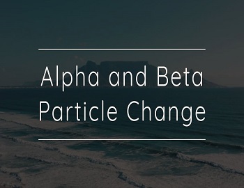 Alpha and Beta Particle Change
