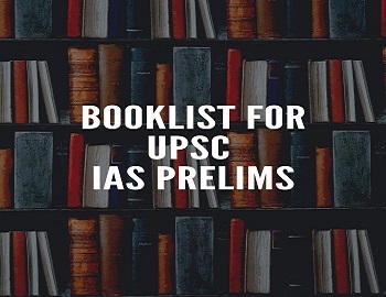 Booklist for UPSC IAS Prelims