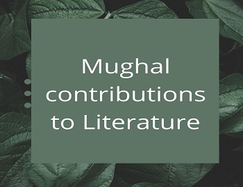Mughal contributions to Literature