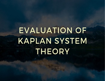 Evaluation of Kaplan System Theory