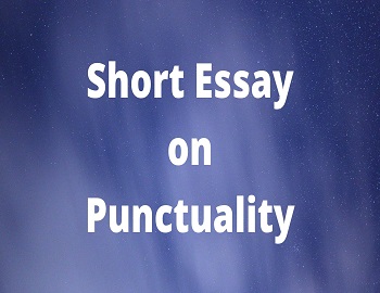 Short Essay on Punctuality