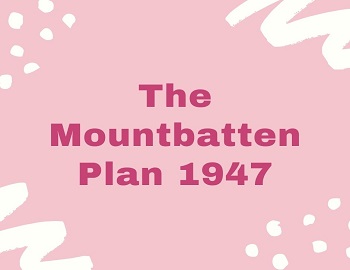 The Mountbatten Plan