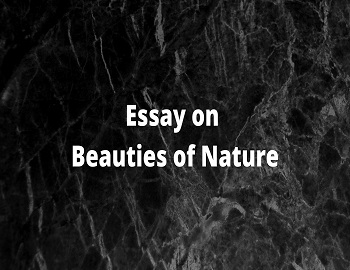 Essay on Beauties of Nature