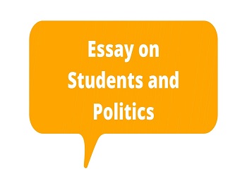 Essay on Students and Politics
