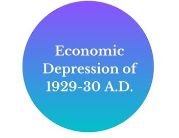Economic Depression of 1929-30 A.D.