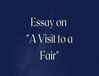 Essay on A Visit to a Fair