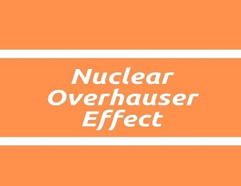 Nuclear Overhauser Effect