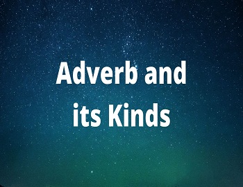 Adverb and its Kinds
