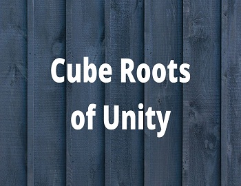 Cube Roots of Unity