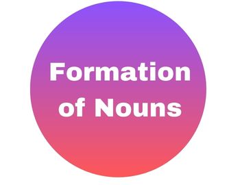 Formation of Nouns