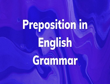 Preposition in English Grammar