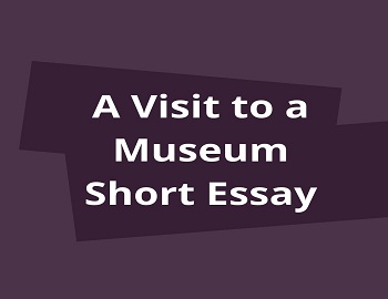 A Visit to a Museum Short Essay