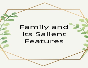 Family and its Salient Features