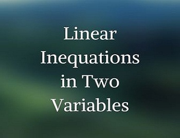 Linear Inequations in Two Variables