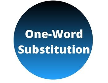 One-Word Substitution
