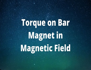 Torque on Bar Magnet in Magnetic Field