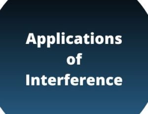 Important Applications of Interference