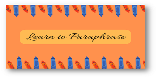 Learn to Paraphrase