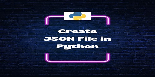 Create JSON File in Python