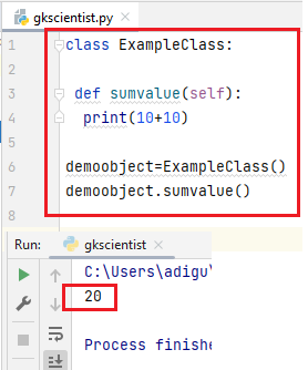 Python Class Object 4 Python Function Example