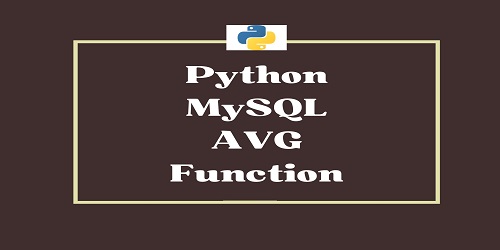 Python MySQL AVG Function