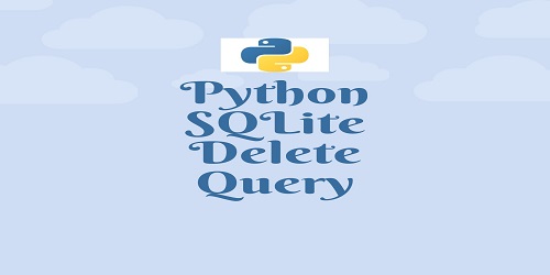 Python SQLite Delete Query